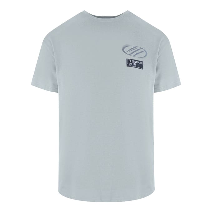 Korte Mouwen T-shirt in Lichtblauw