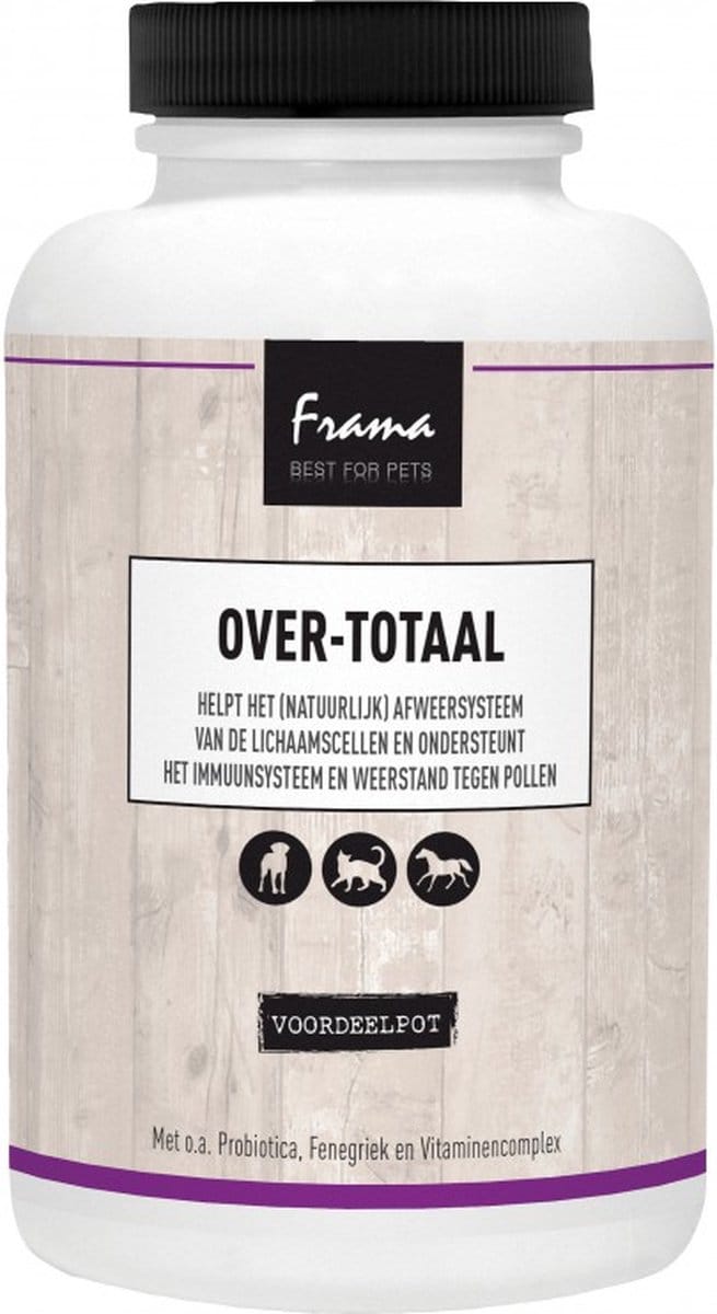 Frama Over-Totaal 180 capsules - Kat - hond & paard