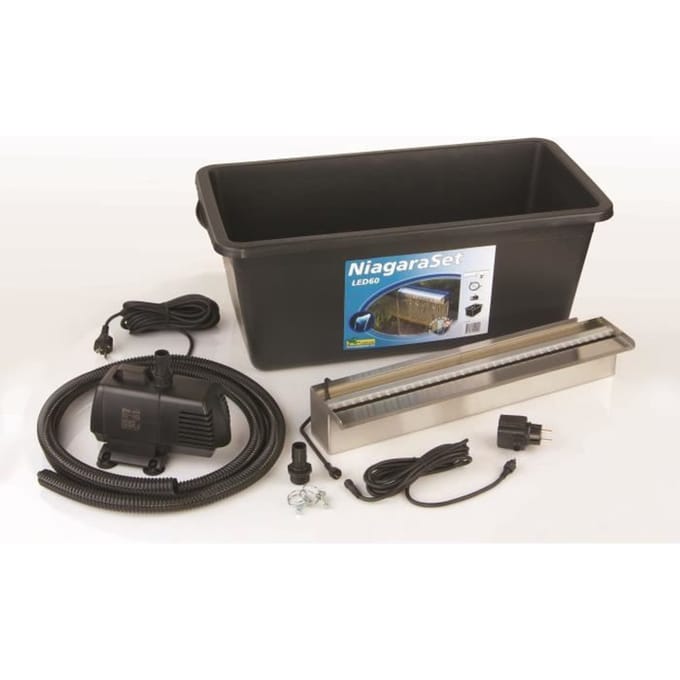 Ubbink - Niagara-Set 60 - vijverwaterval - met ledverlichting - complete set