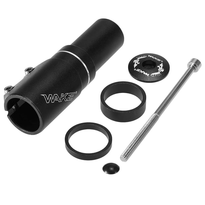 Fiets Vorkbuis Extender Fietsstuur Riser Adapter MTB Mountainbike Fiets Head Up Adapter black