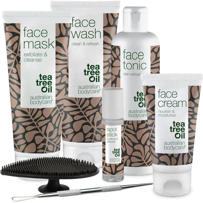 Australian Bodycare Clearing Skin Kit 2 x 100 ml +150 ml + 50 ml + 9 ml + 2 st