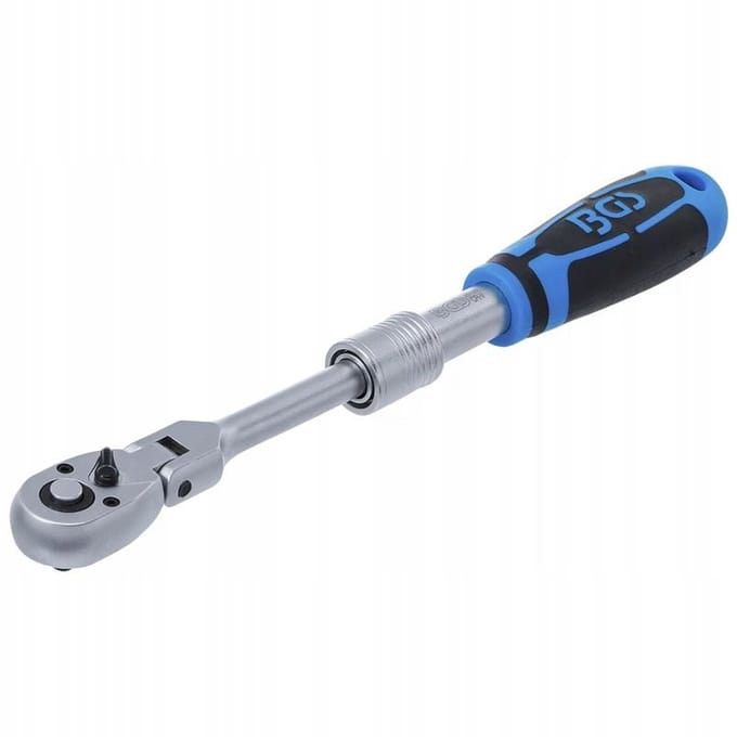 Verstelbare BGS Ratel 6,3mm (1/4") 210-250mm, 72 Tanden