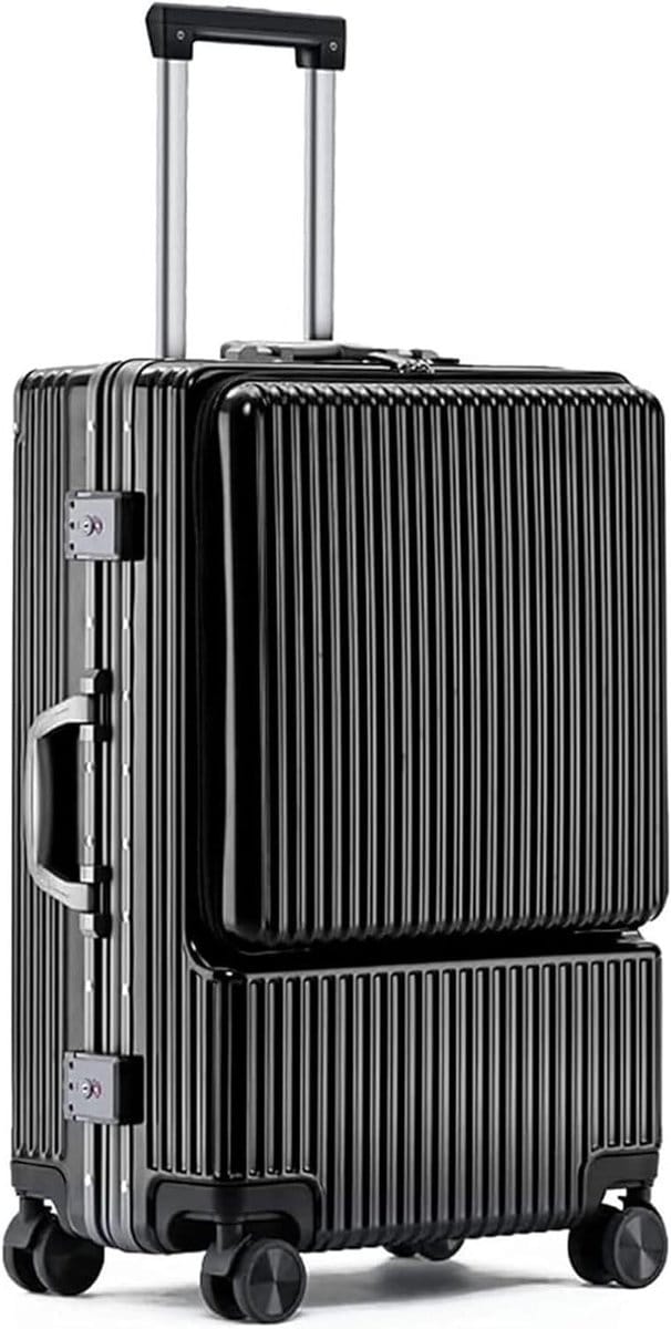 Reis Koffer - Bagage Trolley - Zakelijk Reizen - Versterkte Aluminium Frame - 26 inch - Multicolor