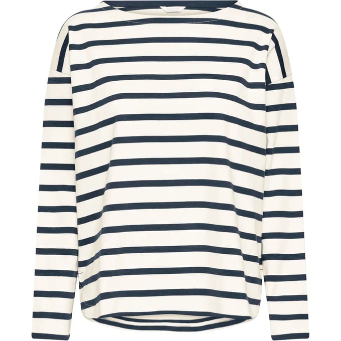Gestreepte lange mouwen t-shirt voor dames b.young Ramsi