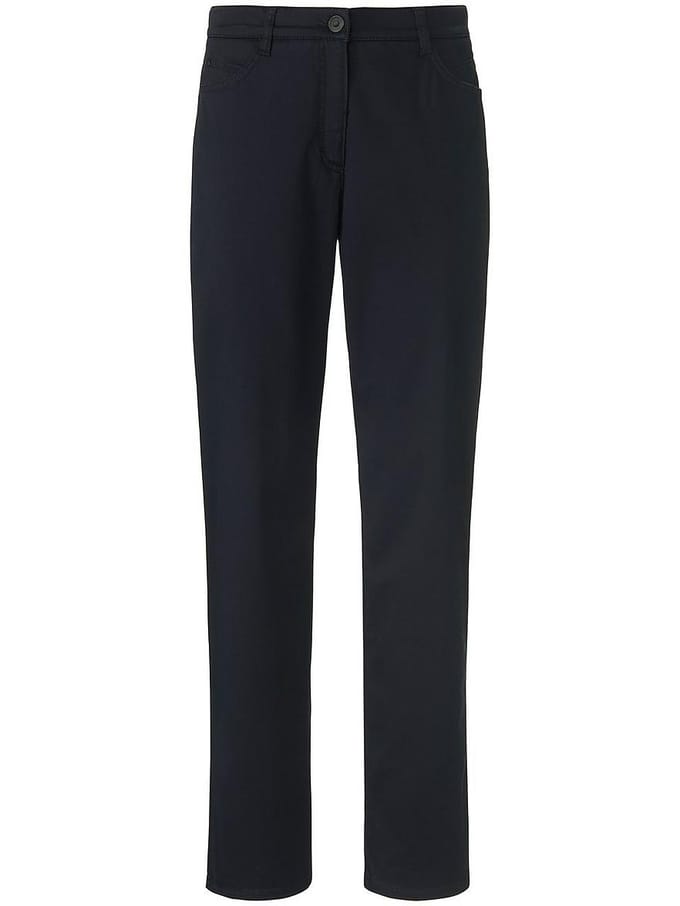 Feminine fit-broek model Nicola Pima Cotton Van Brax blauw
