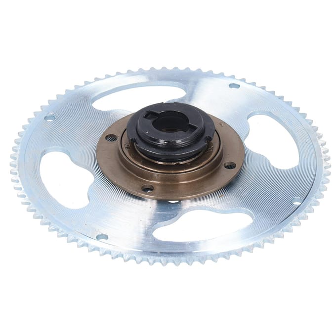 Pédalier 25H 80 dents avec connecteur de roue libre, accessoire pour modification de vélos électriques gray