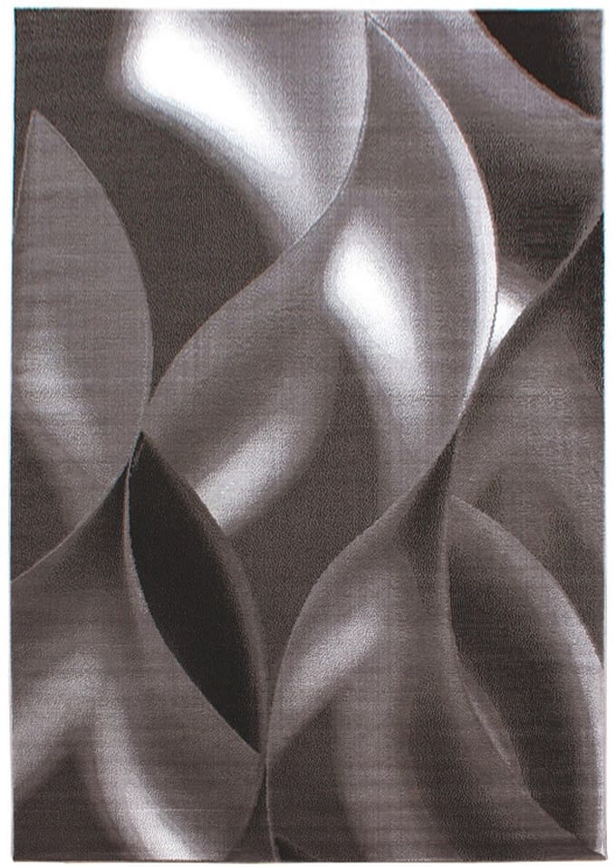 Plus Vloerkleed – Bruin – Golvend 3D Design – Laagpolig