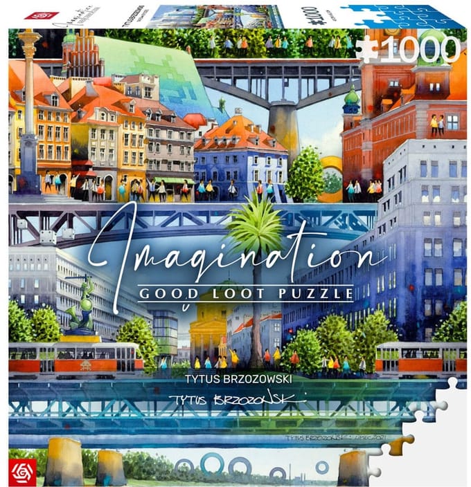 Good Loot Tytus Brzozowski Imagination Puzzle Warsaw Bridges (1000 pieces) Puzzles