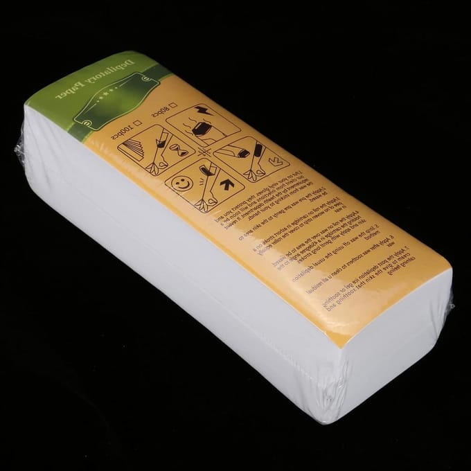 Ontharingsstrips - Wax Strips - Haren Verwijderen - Zacht Non-woven - 100 Stuks - Wit