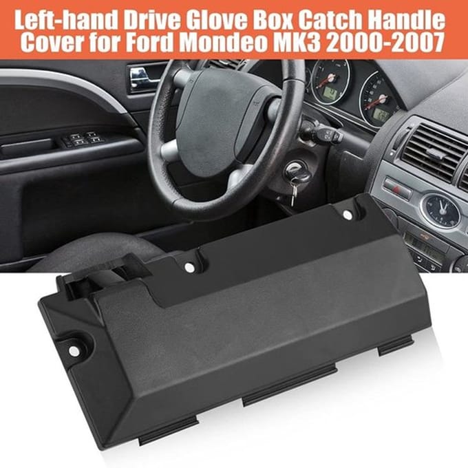 Zeynomax - Glove Box Handle - Glove Box Catch - Voor Mondeo MK3 - Zwart - Auto