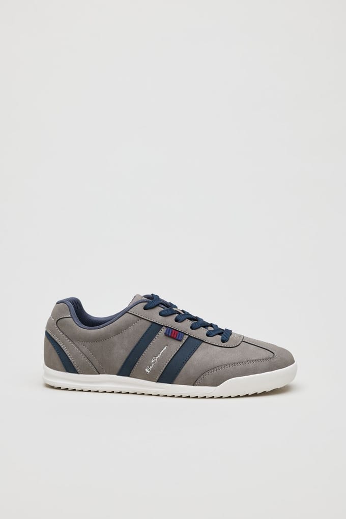 Ben Sherman Keeler Heren Grijze/Navy Sneakers