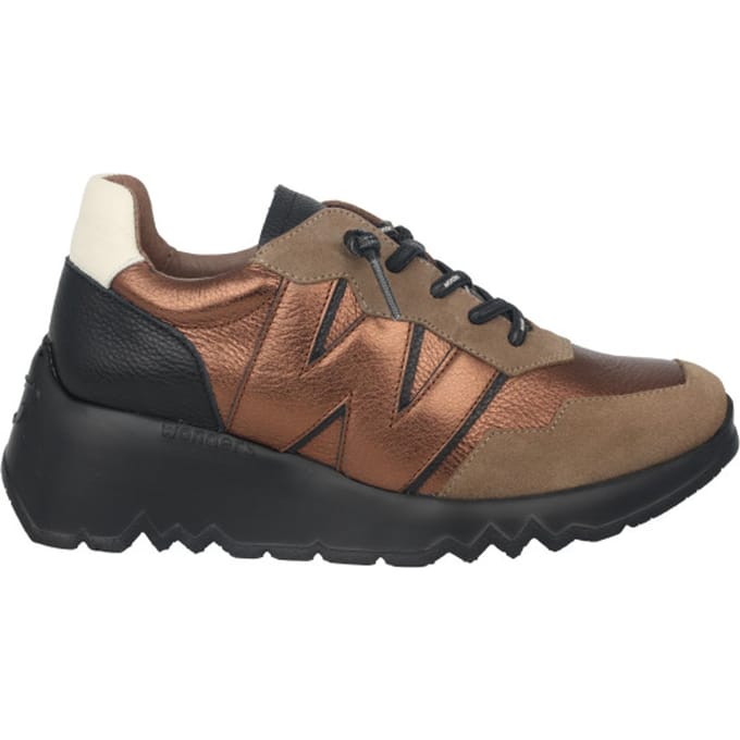 Wonders Track - dames sneaker - Taupe - maat 42 (EU) 9 (UK)