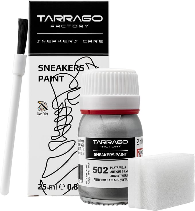 Tarrago Sneakers Paint 25ml - 502 Antique Silver