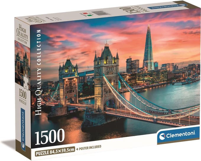 Clementoni - Puzzel - 1500 Stukjes - London Twilight - Puzzel Voor Volwassenen