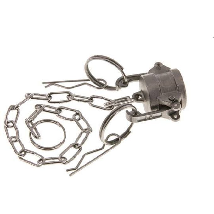 Camlock DN 15 (1/2'') Koppeling RvsEnd Cap Type DC MIL-C-27487