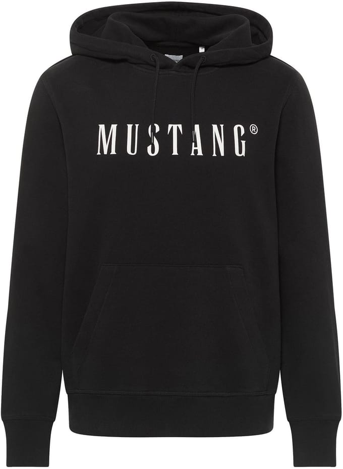 Mustang Heren Sweatshirt BRONSON regular fit Zwart 3XL Volwassenen