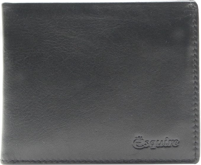 Esquire Portemonnee New Silk Wallet Black Zwart