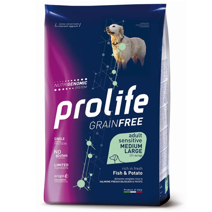 2x10kg Vis & Aardappelen Medium/Large Graanvrij Gevoelig Profiel