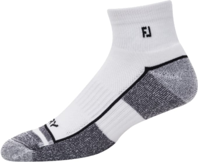 Footjoy ProDry Heren Sport Golfsokken quartersokken Wit 39-46
