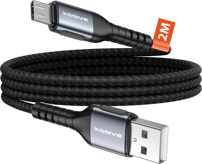 Xssive Micro USB laadkabel - geschikt voor JBL speakers & oudere smartphones - 2 meter