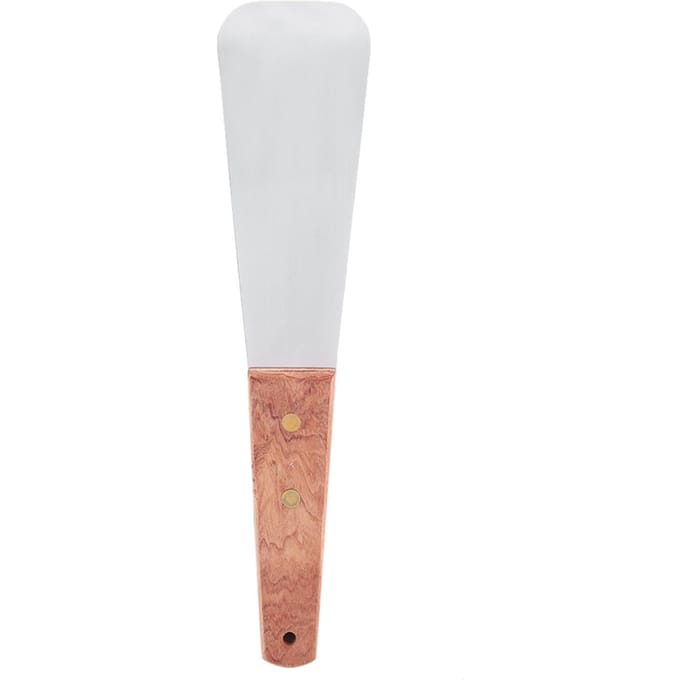 RVS IJsschep met Houten Handvat Dessertspade Botermes Keukengerei white