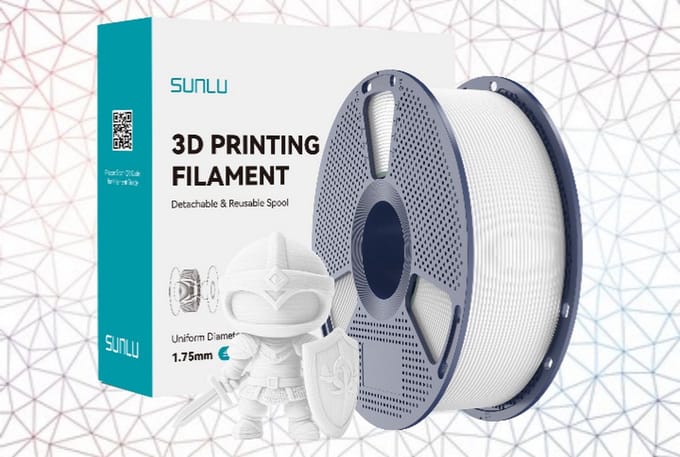 SUNLU PLA+ Ceramic 1 kg - 1.75mm - 3D printer filament