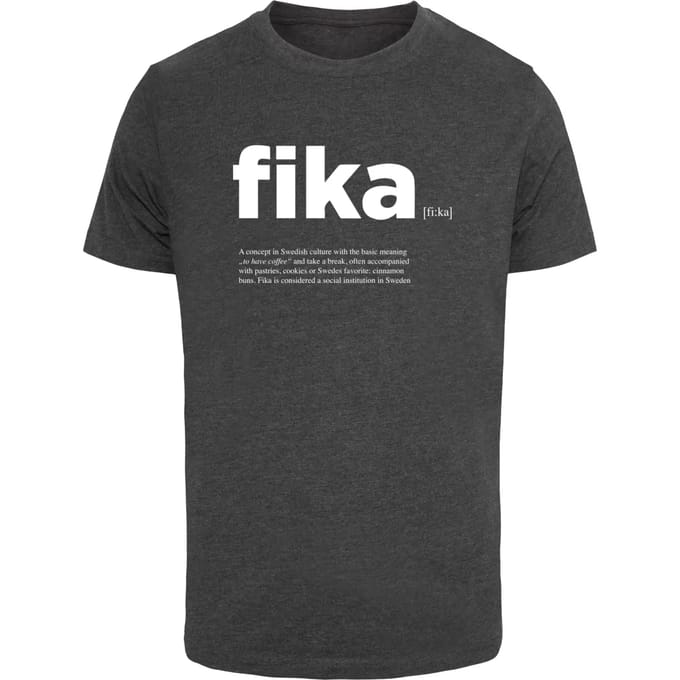 T-shirt Mister Tee Fika Definition