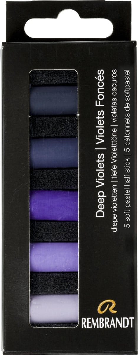 Rembrandt softpastel half 5 Diepe violetten