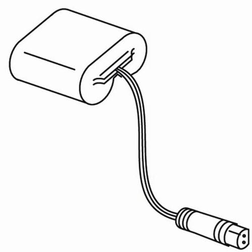KWC replacement battery with holder for betterie operated faucets Z.534.623