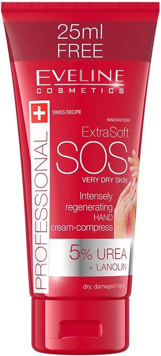 Eveline Handcrème - Extra Soft SOS Crème - Intensively Regenerating Cream - 100 ml