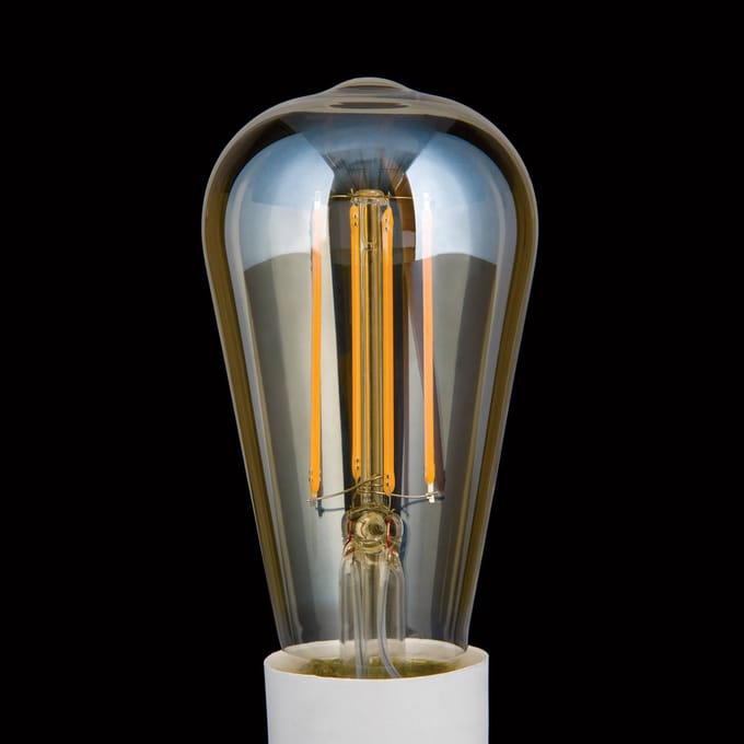 ORION LED rustieke lamp E27 ST64 6W amber 2.200K dimbaar