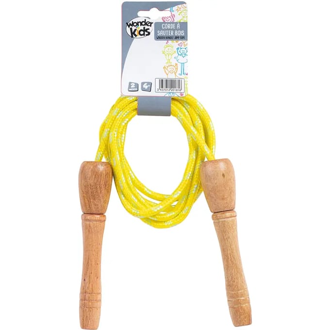 Springtouw met houten handvatten Wonderkids
