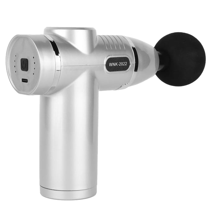 Mini Draagbaar Diepe Weefsel Massage Gun Pijnverlichting Handheld Lichaam Spier Massager (Grijs) white
