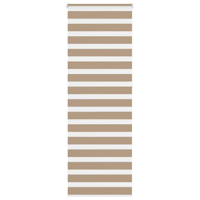 vidaXL - Zebra - Blind - 75x230 - cm - stofbreedte - 70,9 - cm - polyester - zandbruin