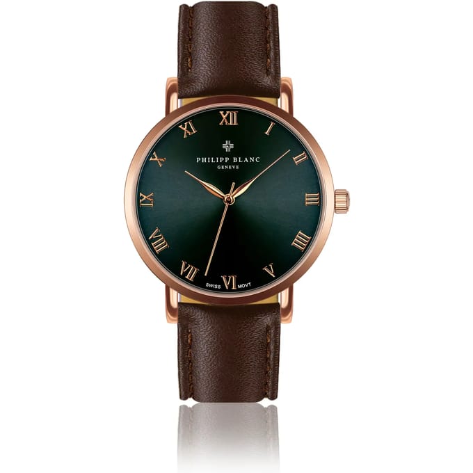 Lederen horloge Philipp Blanc Bern