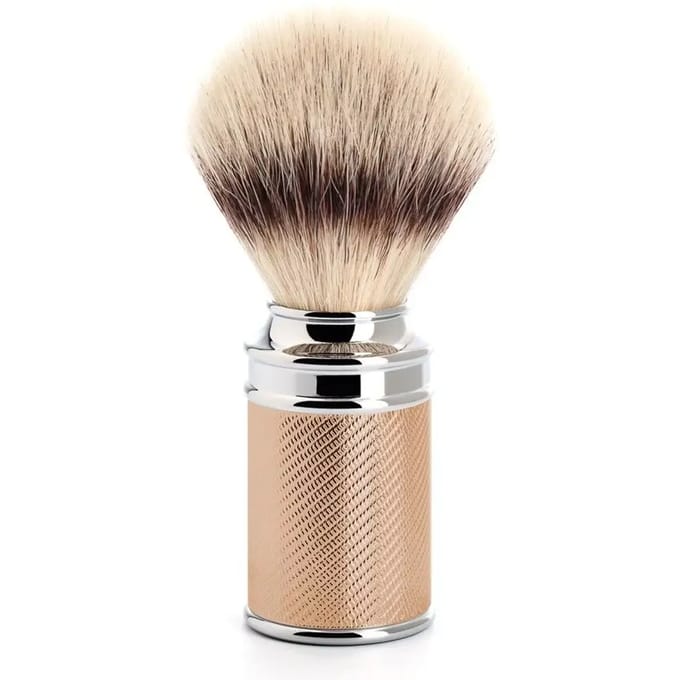 MÜHLE -Silvertip Fibre Scheerkwast Traditional Rose Goud