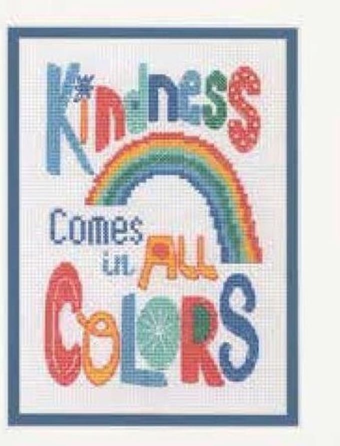Dimensions Kindness Colors borduren (pakket)