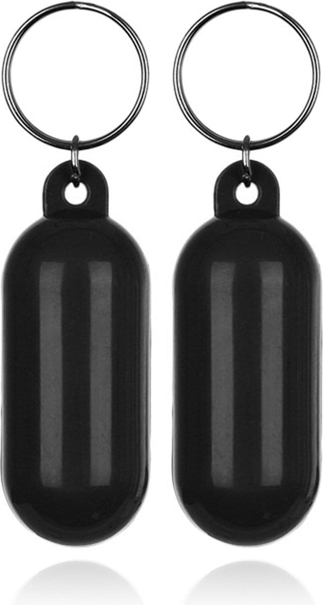 LGT JWLS Drijvende Sleutelhanger Zwart - Mini Fender - Set van 2
