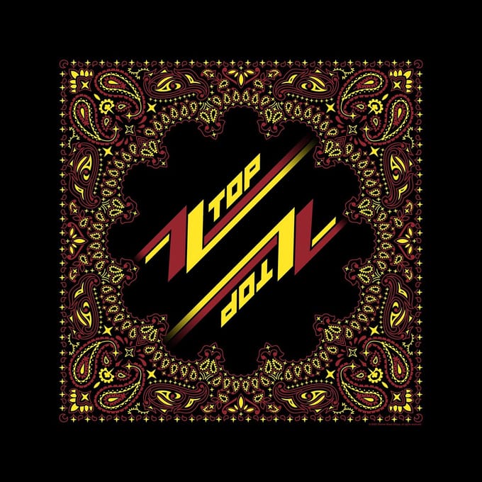 ZZ Top - Logo Bandana - Zwart