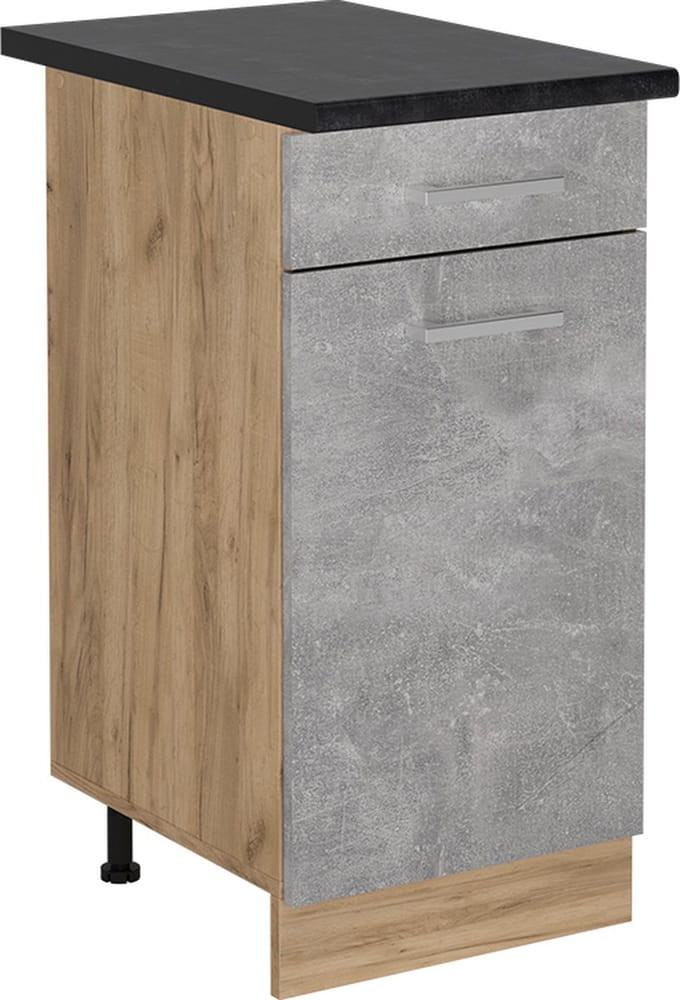Vicco R-Line Keukenonderkast – 40 cm, WB Antraciet Beton