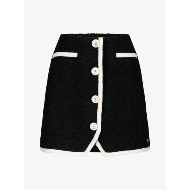 Josh V Dames rok noreen boucle zwart
