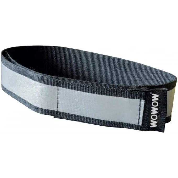 Wowow reflectie arm/beenband (zwart) - 2st