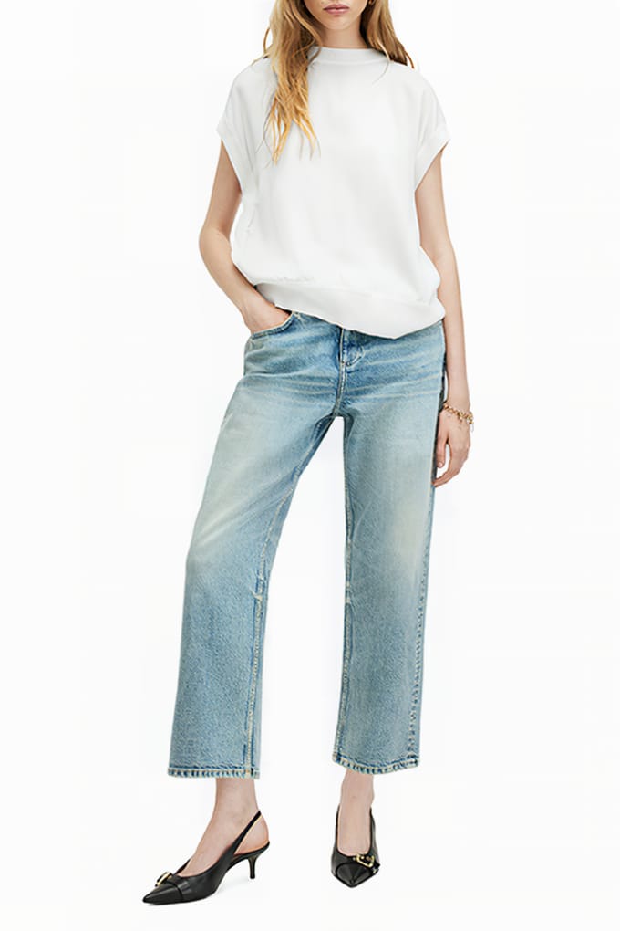 AllSaints Marti Tank Chalk White Taglia: M | Magliette intime Outlet | Donna | Bianco
