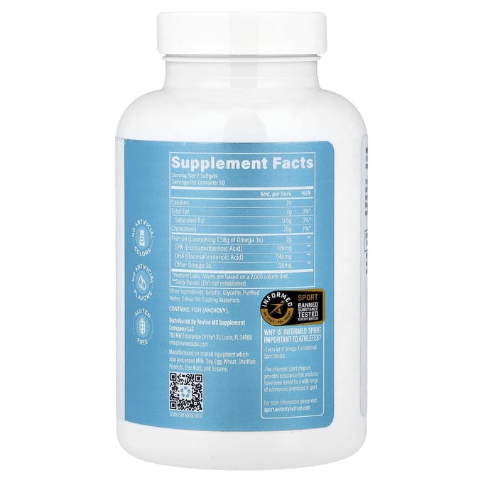 Omega 3, 120 softgels (1.000 mg per softgel)