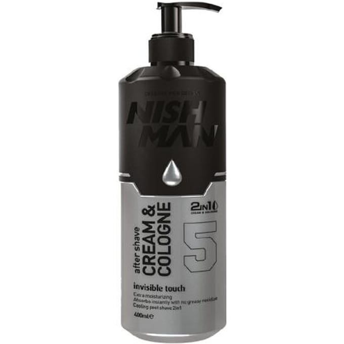 Nishman After Shave Crème Eau de Cologne 05 Invisible Touch Crème Na het Scheren 400ml