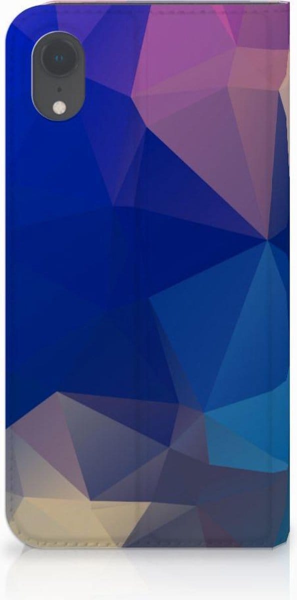 Apple iPhone Xr Stand Case Polygon Dark