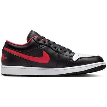 Lage Sneakers Nike Baskets Air Jordan 1 noir