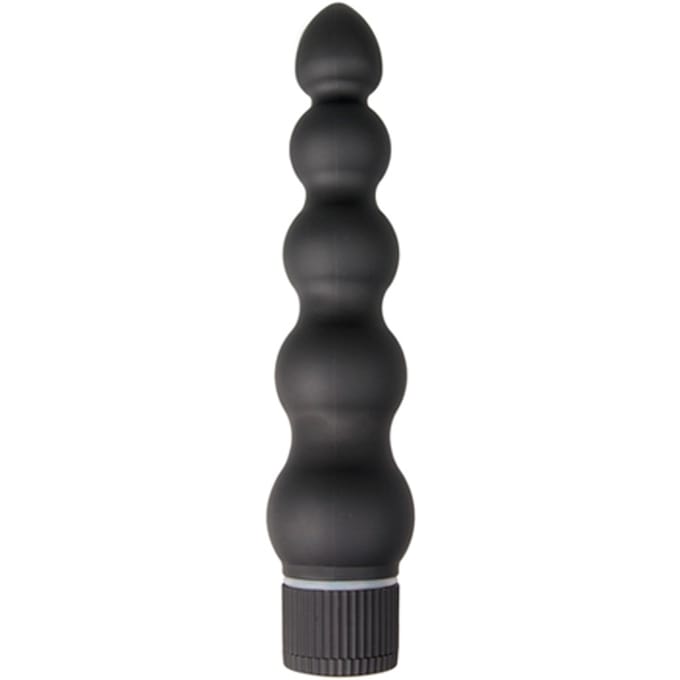 Doc Johnson Black Magic Geribbelde Vibe 19cm