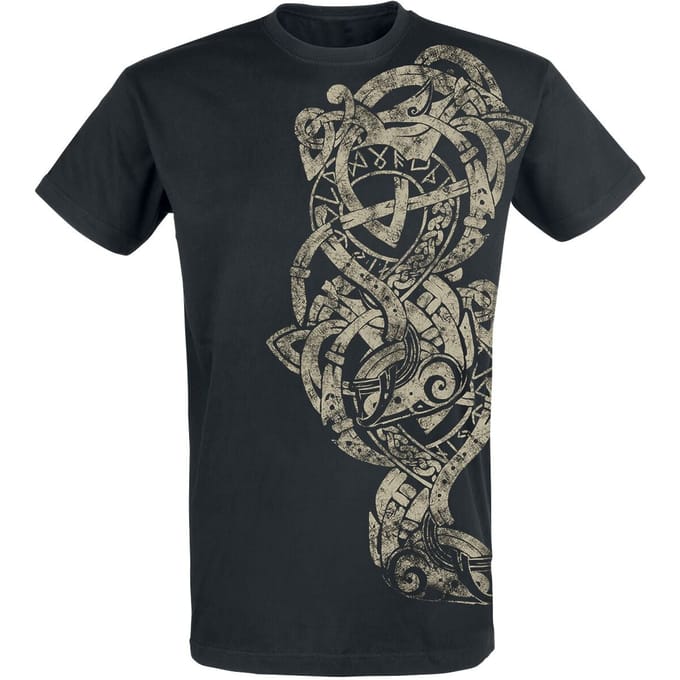 Outer Vision T-shirt - Tattoo - S tot 4XL - voor Mannen - zwart