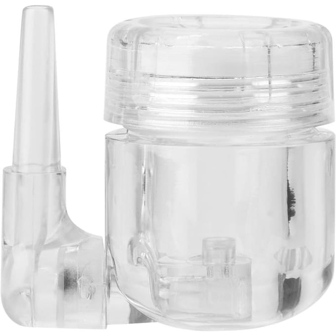 Doe-het-zelf Check CO2 Systeem Klep Bel Teller Planten Aquarium 4-in-1 voor CO2 Diffuser white